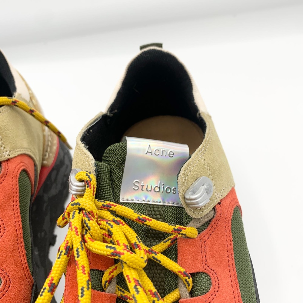 Acne Studios Men's Berton M Trainers - Multi Green - Picture 8 of 13